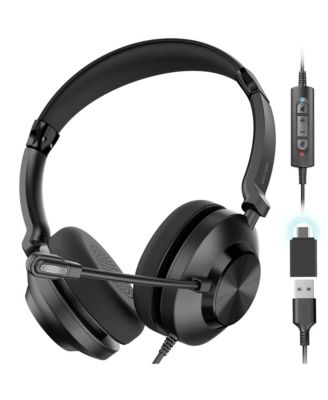 Delton 32Y Wired Noise-Cancelling USB Computer Headset