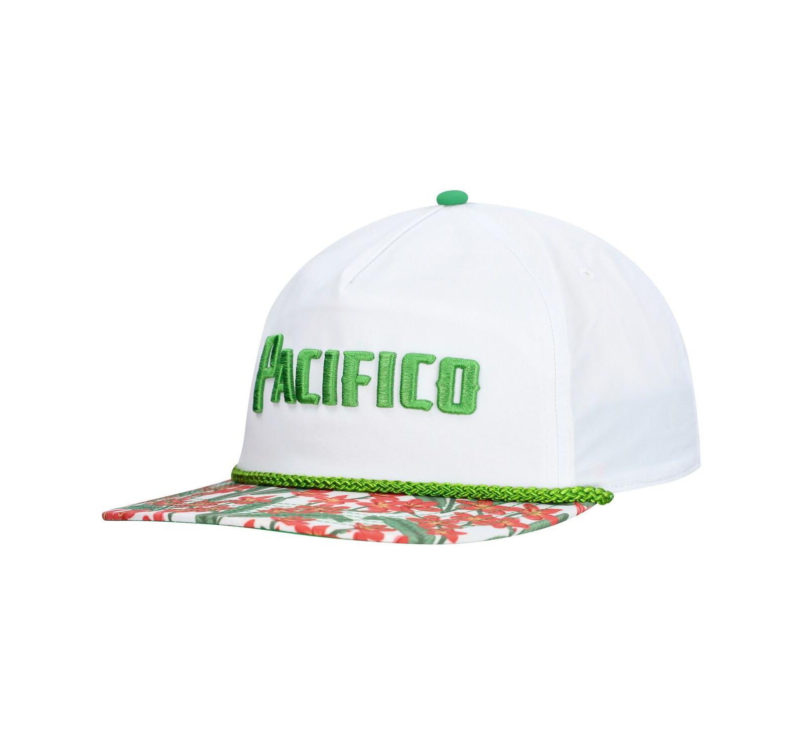 Мужская Lids White Pacifico Beer Rope Floral Golfer Hat
