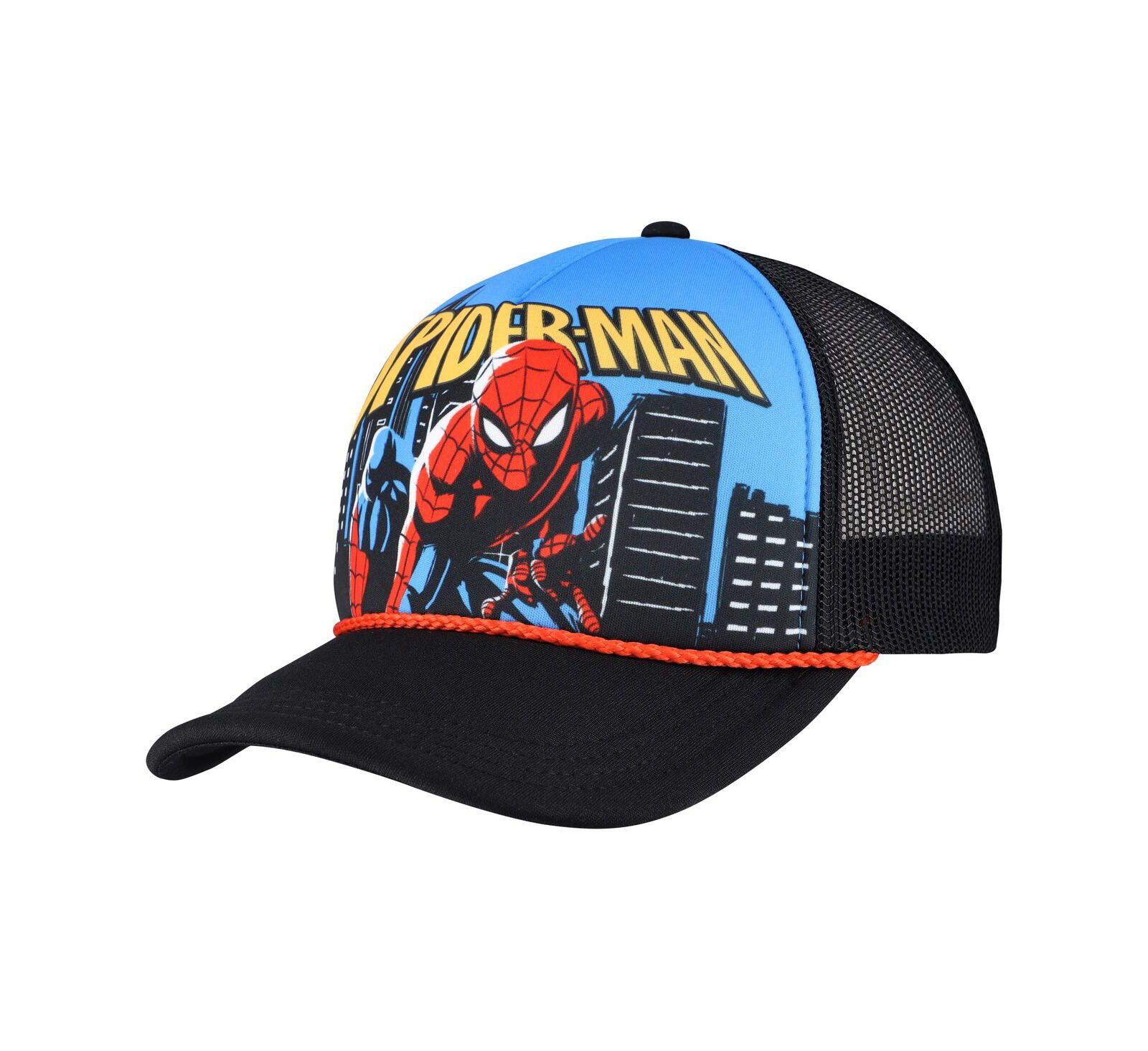 Lids Мужская кепка trucker с принтом Spider-Man, черная