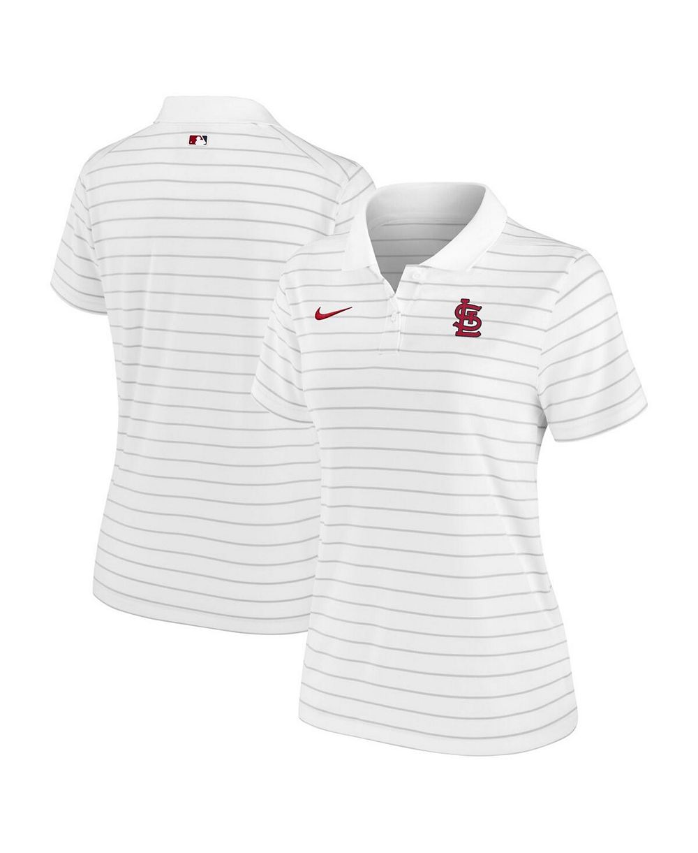 Nike Women's White St. Louis Cardinals Authentic Collection Victory Performance Polo Shirt