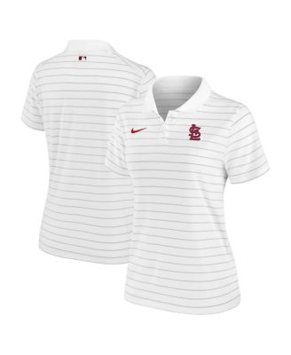 Nike Women's White St. Louis Cardinals Authentic Collection Victory Performance Polo Shirt