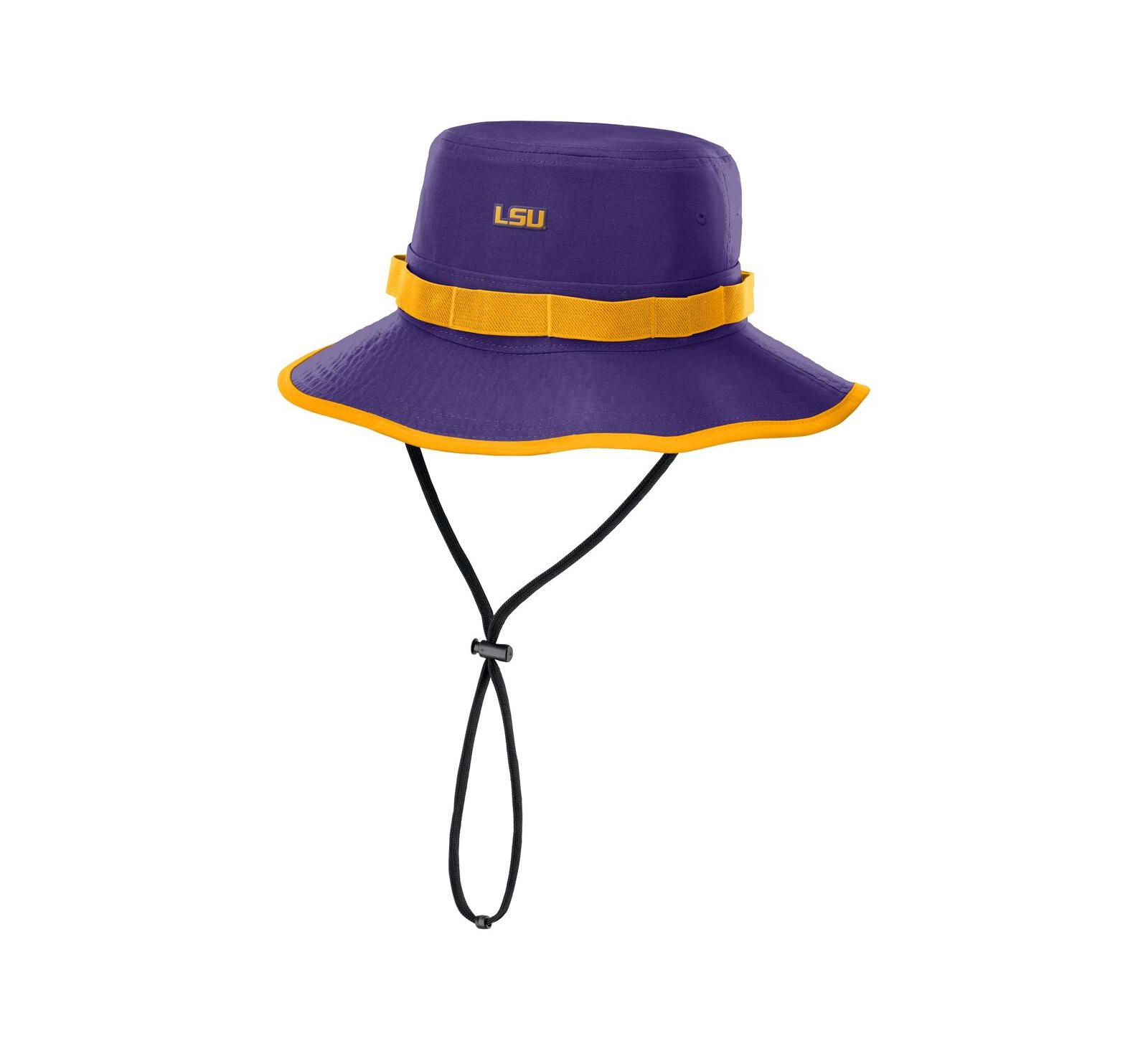 Мужская панама Nike Men's Purple LSU Tigers 2025 Sideline Apex Boonie Bucket Hat