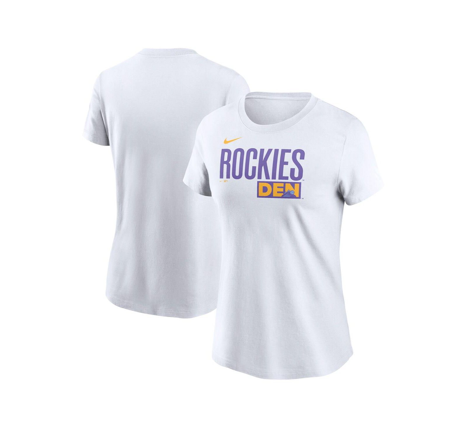 Nike Women's White Colorado Rockies 2025 City Connect Wordmark T-Shirt