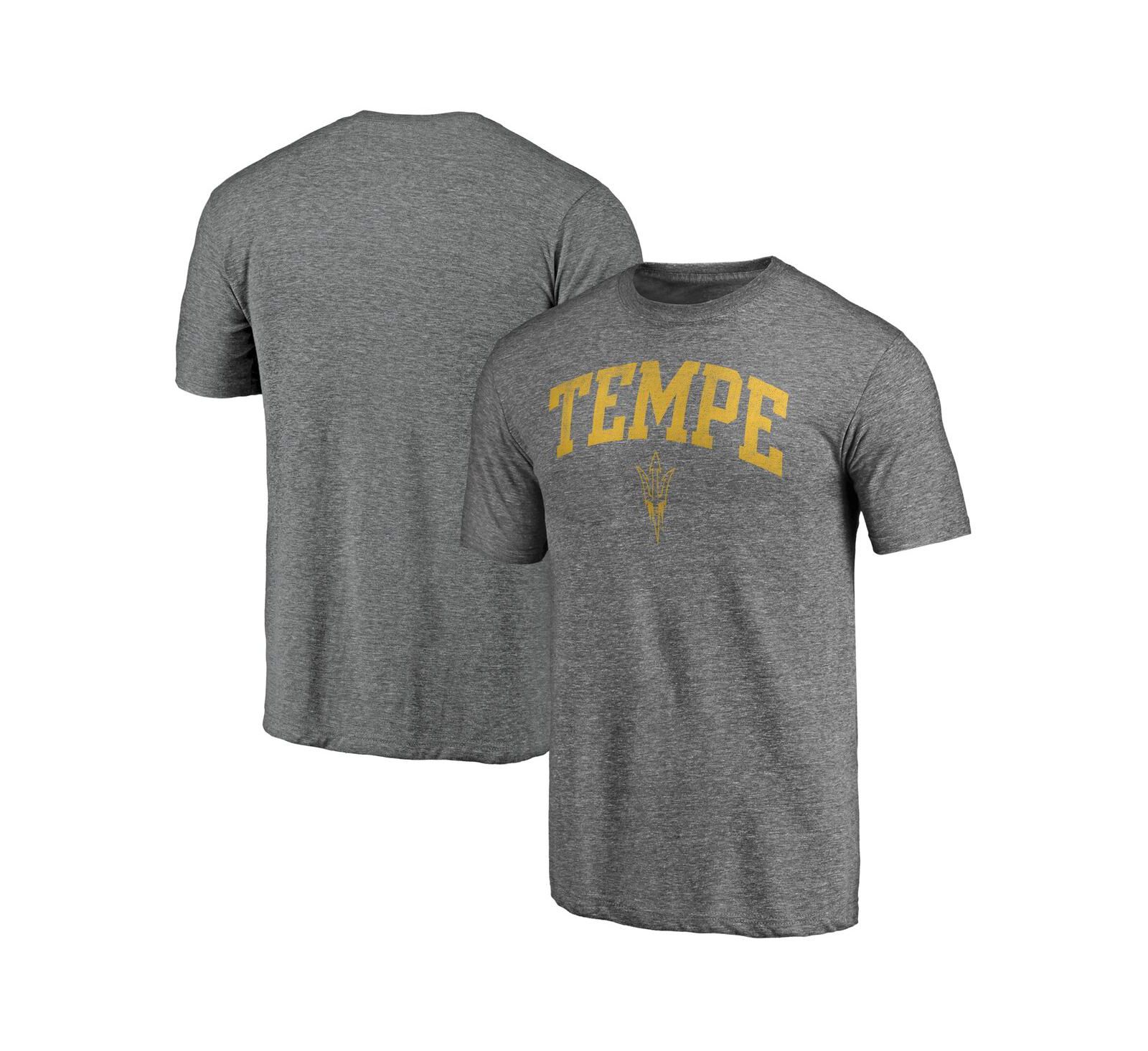 Мужская футболка Fanatics Mto Label Arizona State Sun Devils Heather Gray
