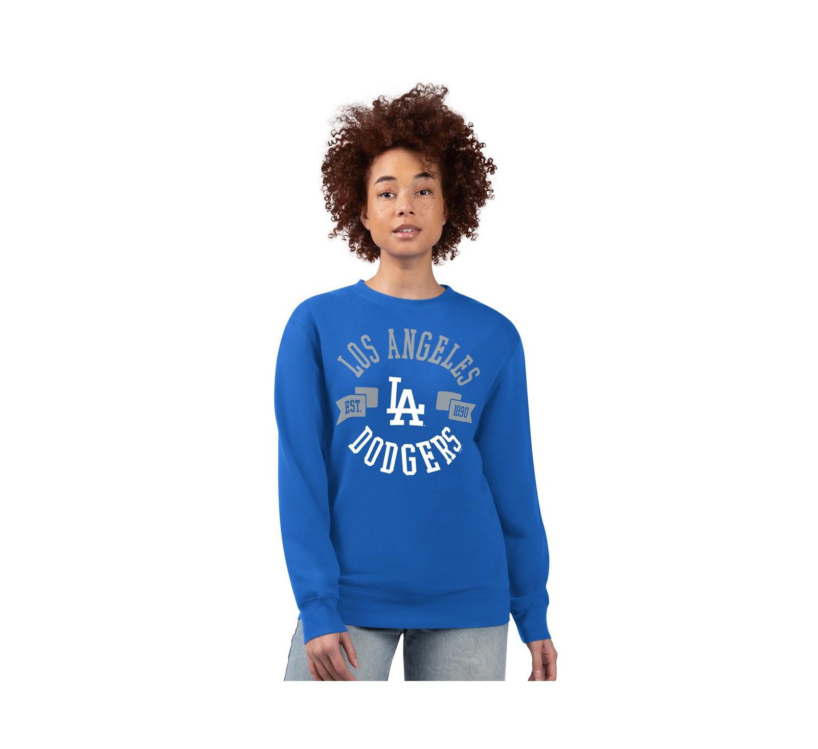 G-III 4Her by Carl Banks Женский флисовый свитшот с логотипом команды Los Angeles Dodgers Royal