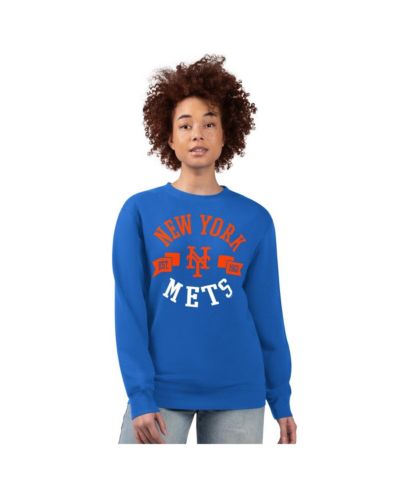 Женский свитшот G-III 4Her by Carl Banks Royal New York Mets Team Logo Fleece Pullover