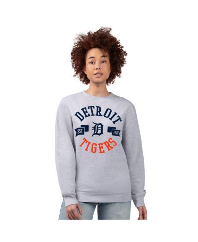 G-III 4Her by Carl Banks Женская флисовая толстовка Detroit Tigers, серая меланж