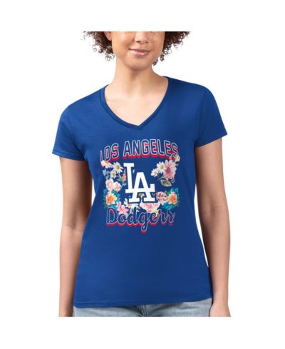 Женская футболка G-III 4Her by Carl Banks Los Angeles Dodgers с графическим принтивом