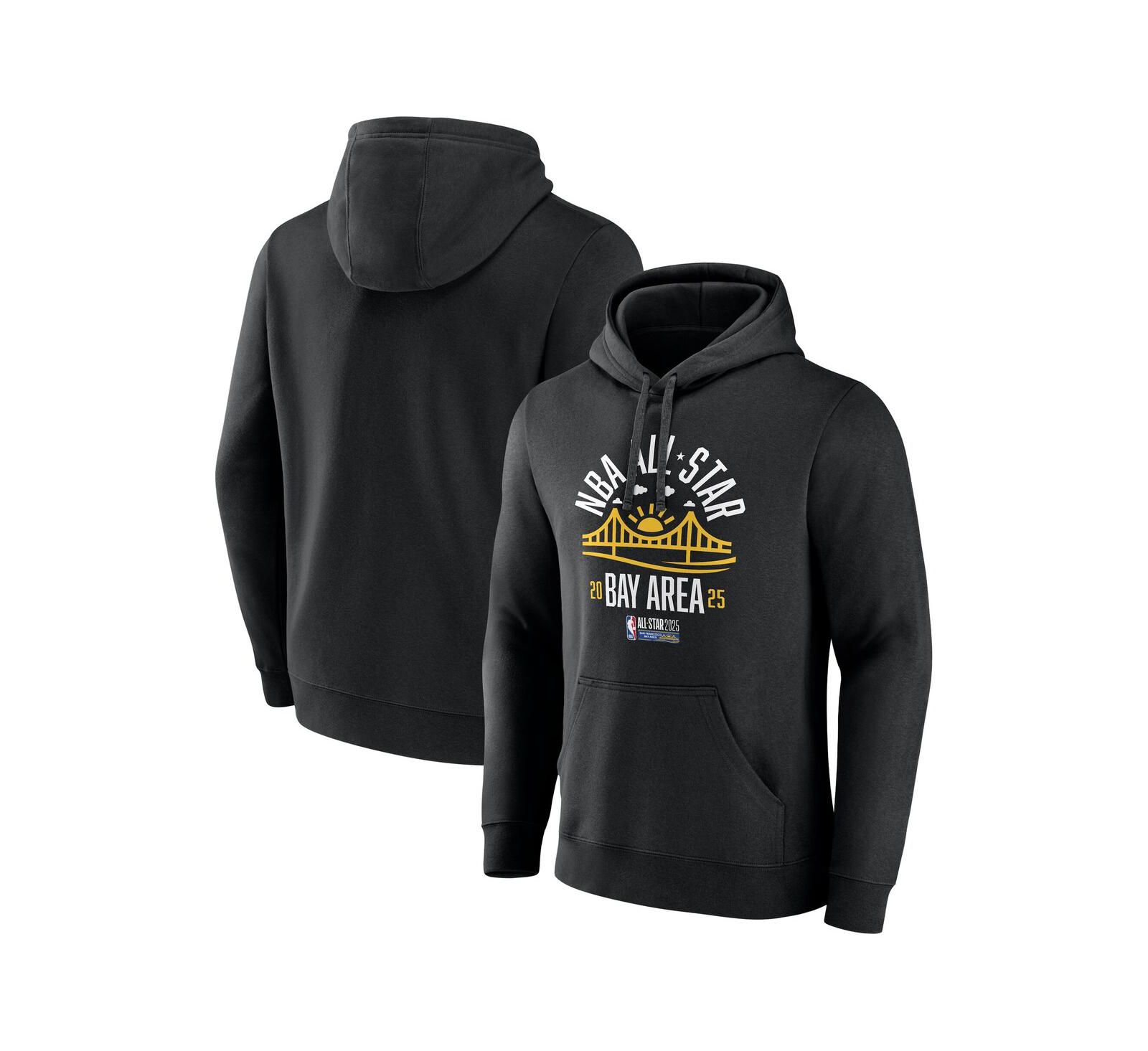 Худи Fanatics Black 2025 NBA All-Star Game Bay Bridge Pullover
