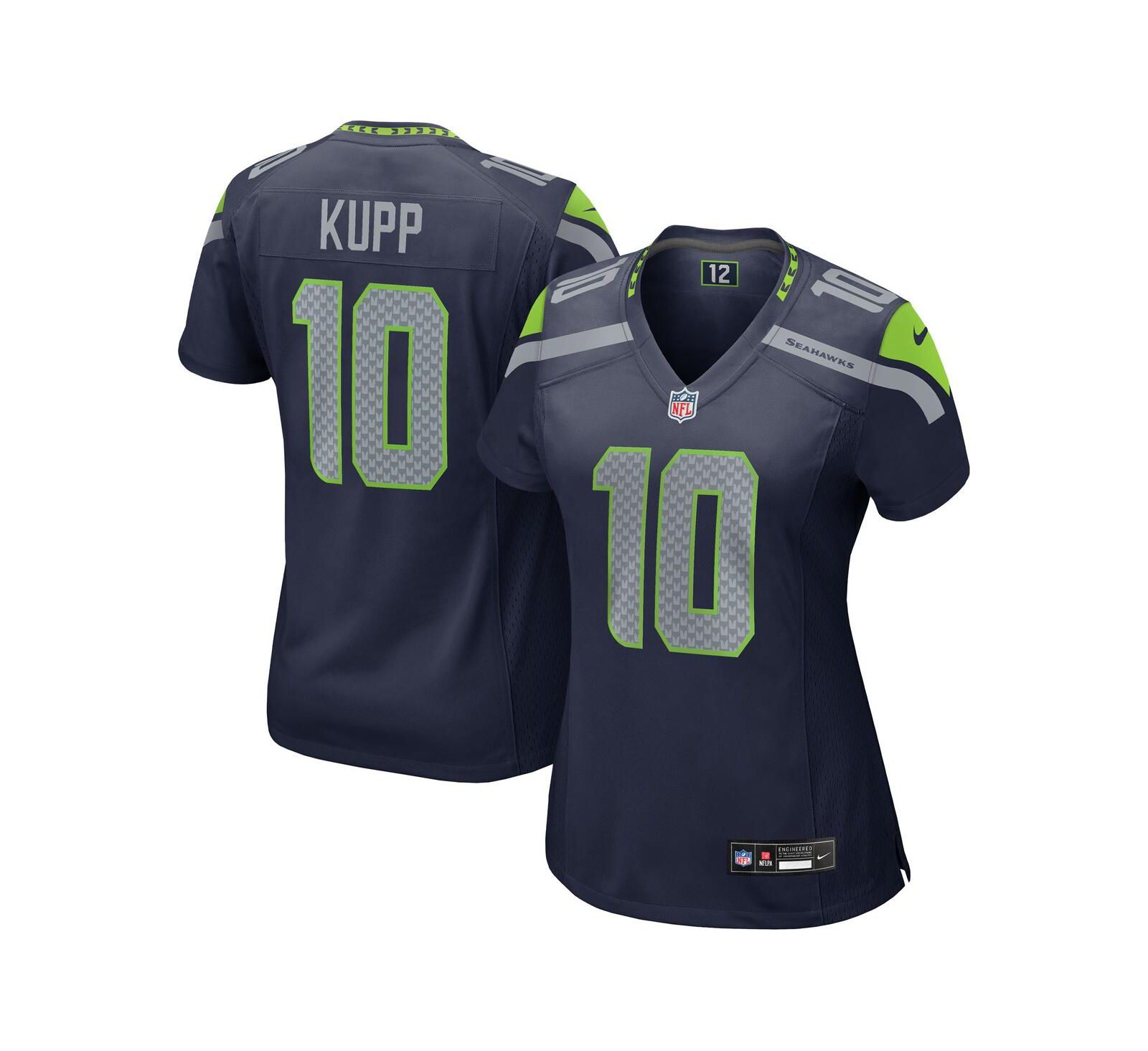 Женская джерси Nike Cooper Kupp College Navy Seattle Seahawks Team Game