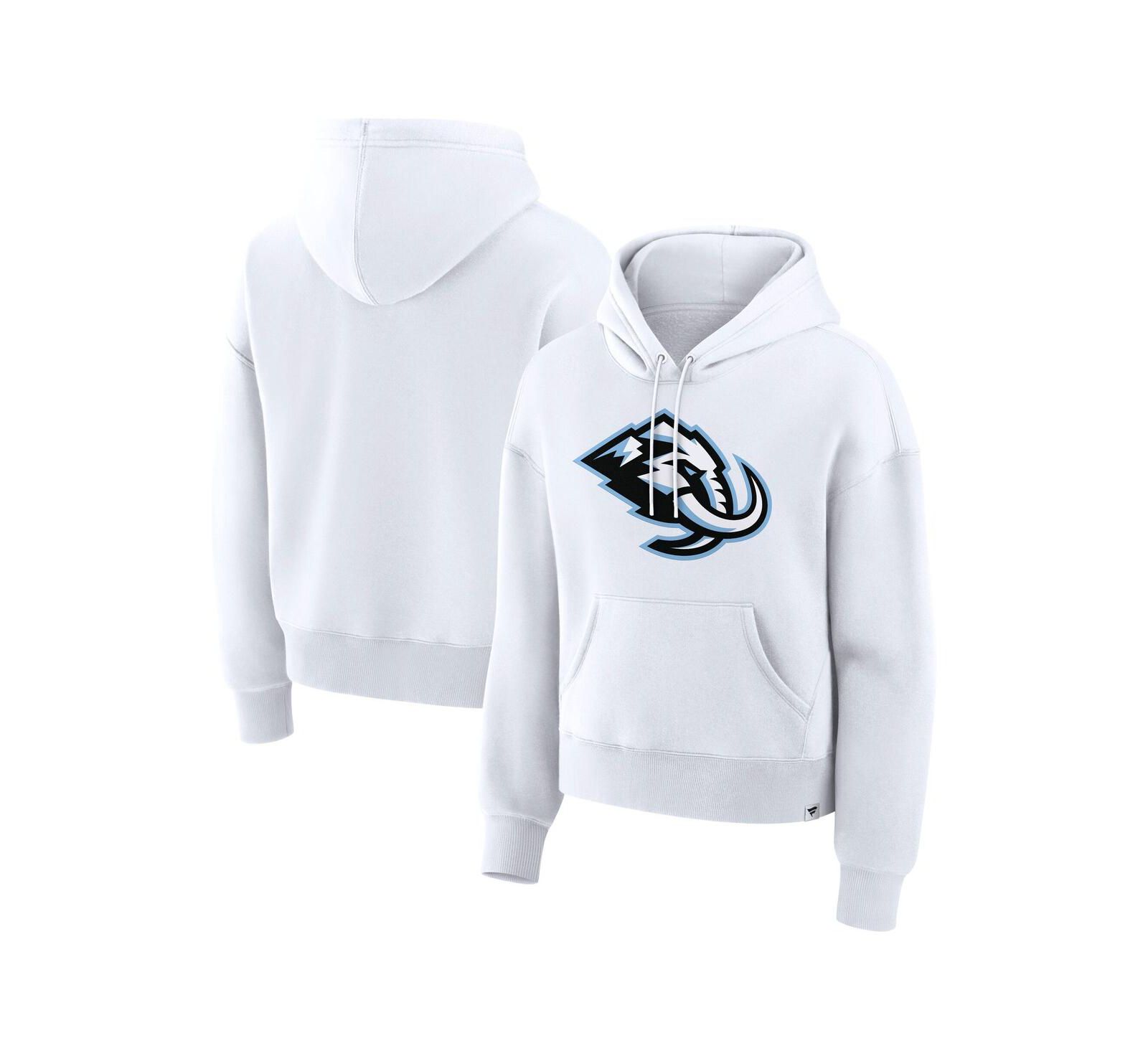 Fanatics женское худи Utah Mammoth, белое, флис