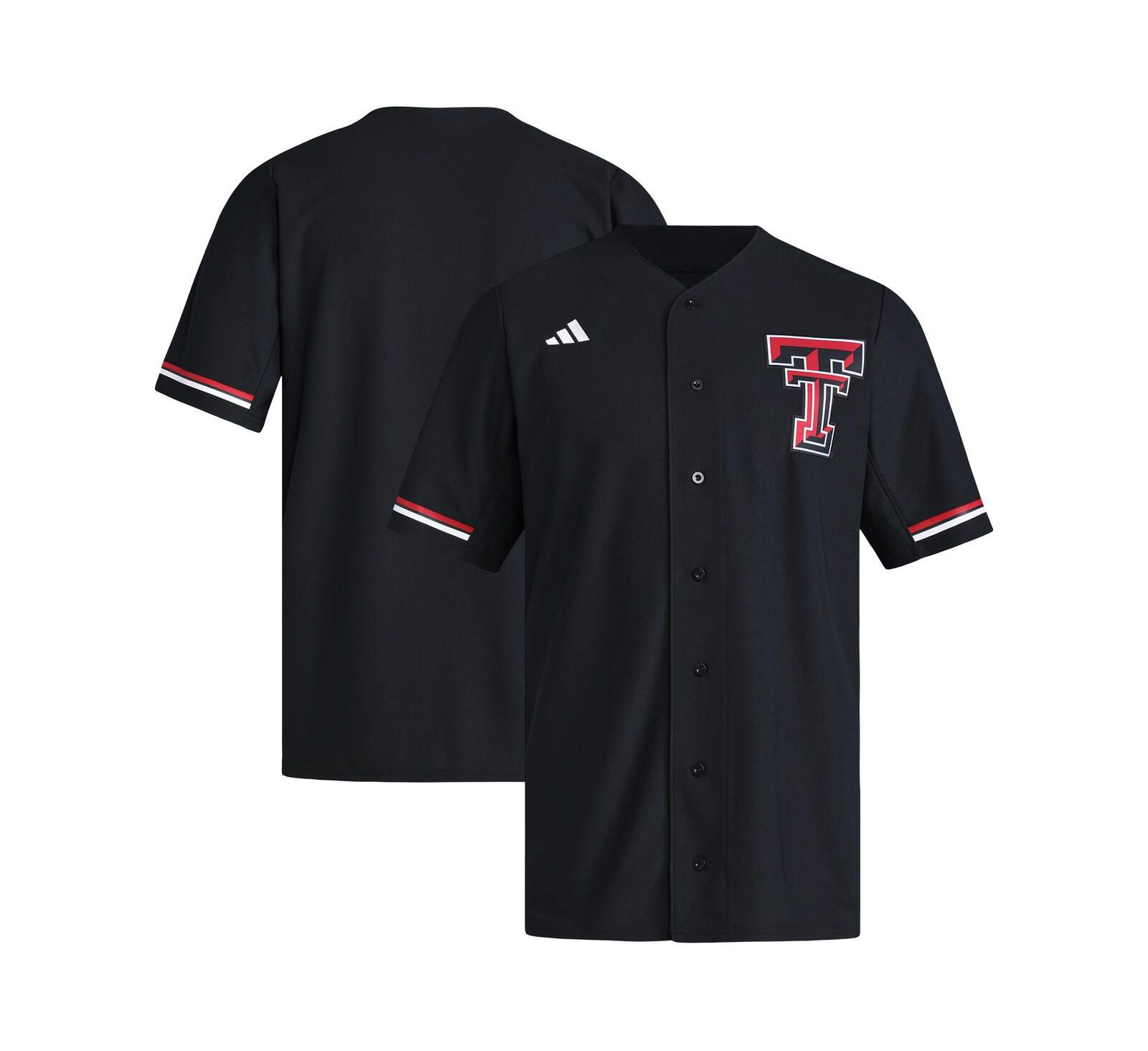 Мужская бейсбольная джерси Adidas Texas Tech Red Raiders Replica, Black