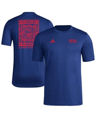 Мужская футболка Adidas Blue FC Dallas Local Wrap