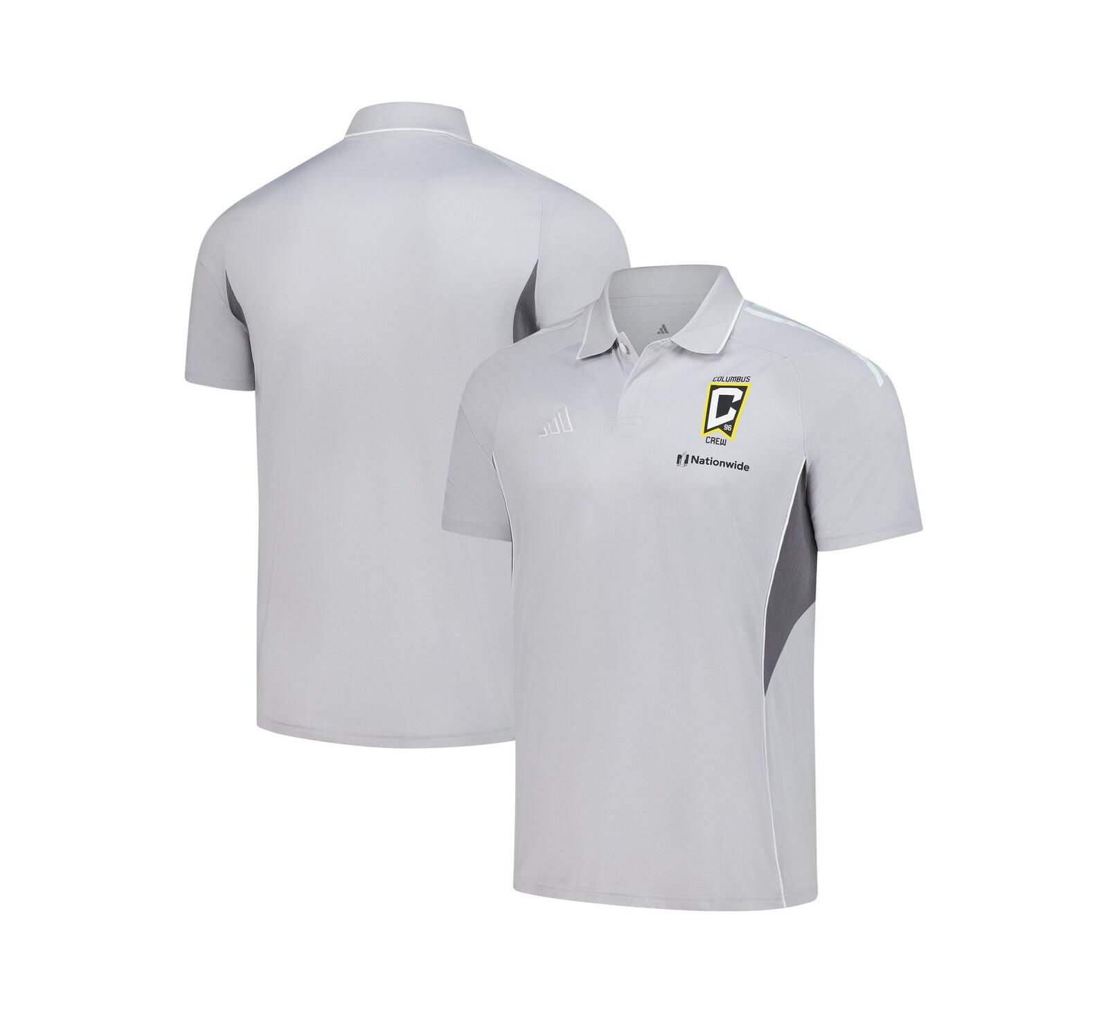 Мужская футболка-поло adidas Columbus Crew 2025 Training Silver