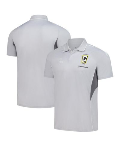 Мужская футболка-поло adidas Columbus Crew 2025 Training Silver