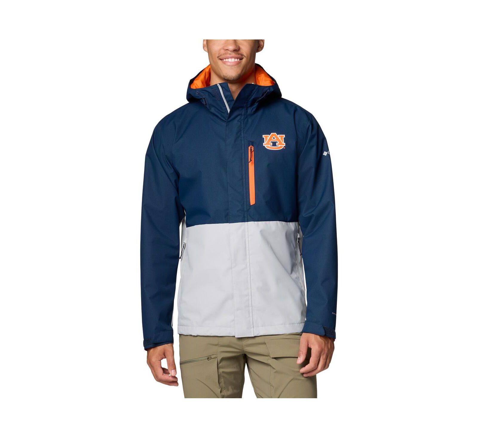 Columbia Men's Navy Auburn Tigers Field Bound Omni-Tech Full-Zip Jacket