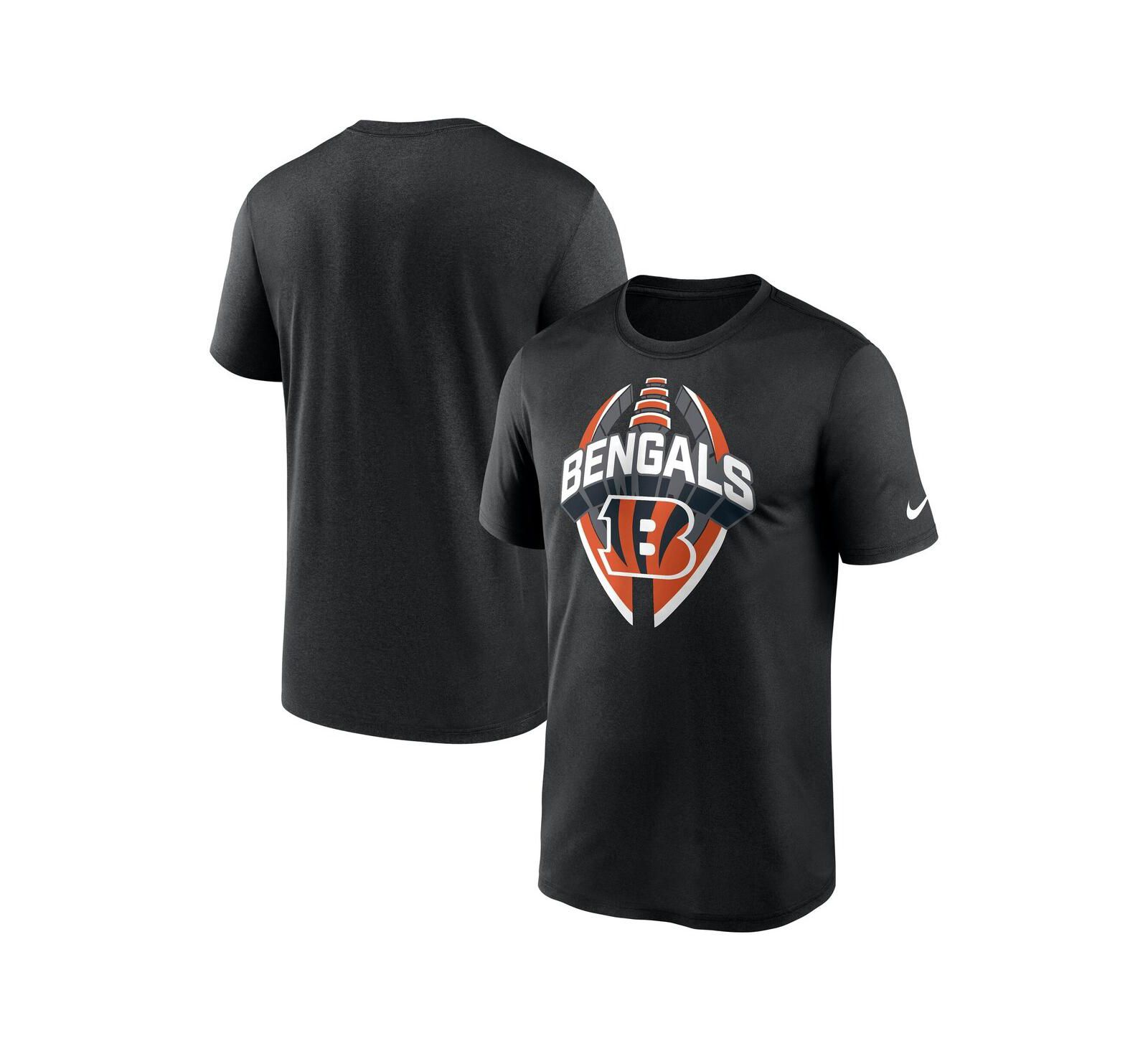 Мужская футболка Nike Black Cincinnati Bengals Big & Tall Primetime Legend Icon Performance
