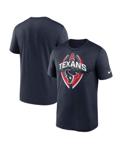 Nike Men's Navy Houston Texans Big & Tall Primetime Legend Icon Performance T-Shirt