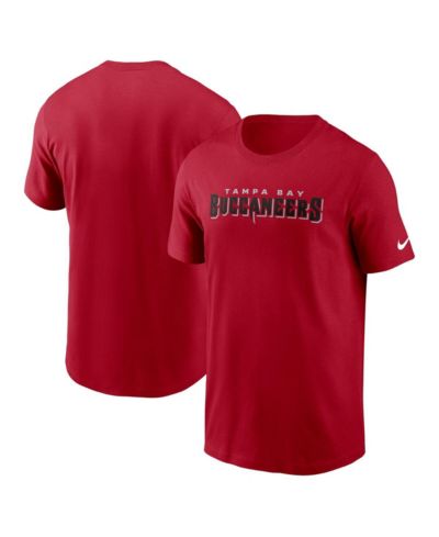 Мужская футболка Nike Red Tampa Bay Buccaneers Primetime Wordmark Essential