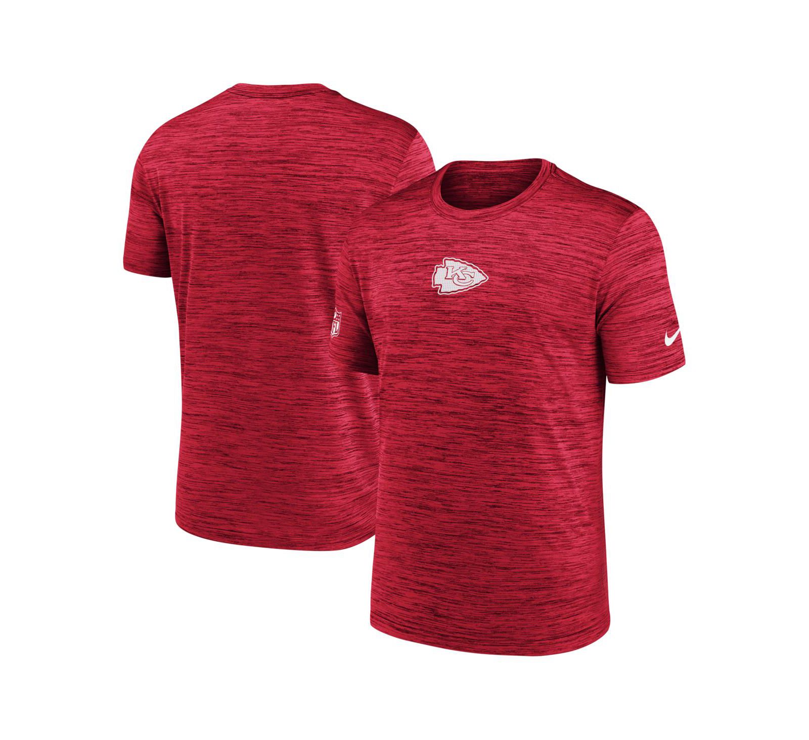 Nike Men's Red Kansas City Chiefs Big & Tall Sideline Velocity Performance T-Shirt