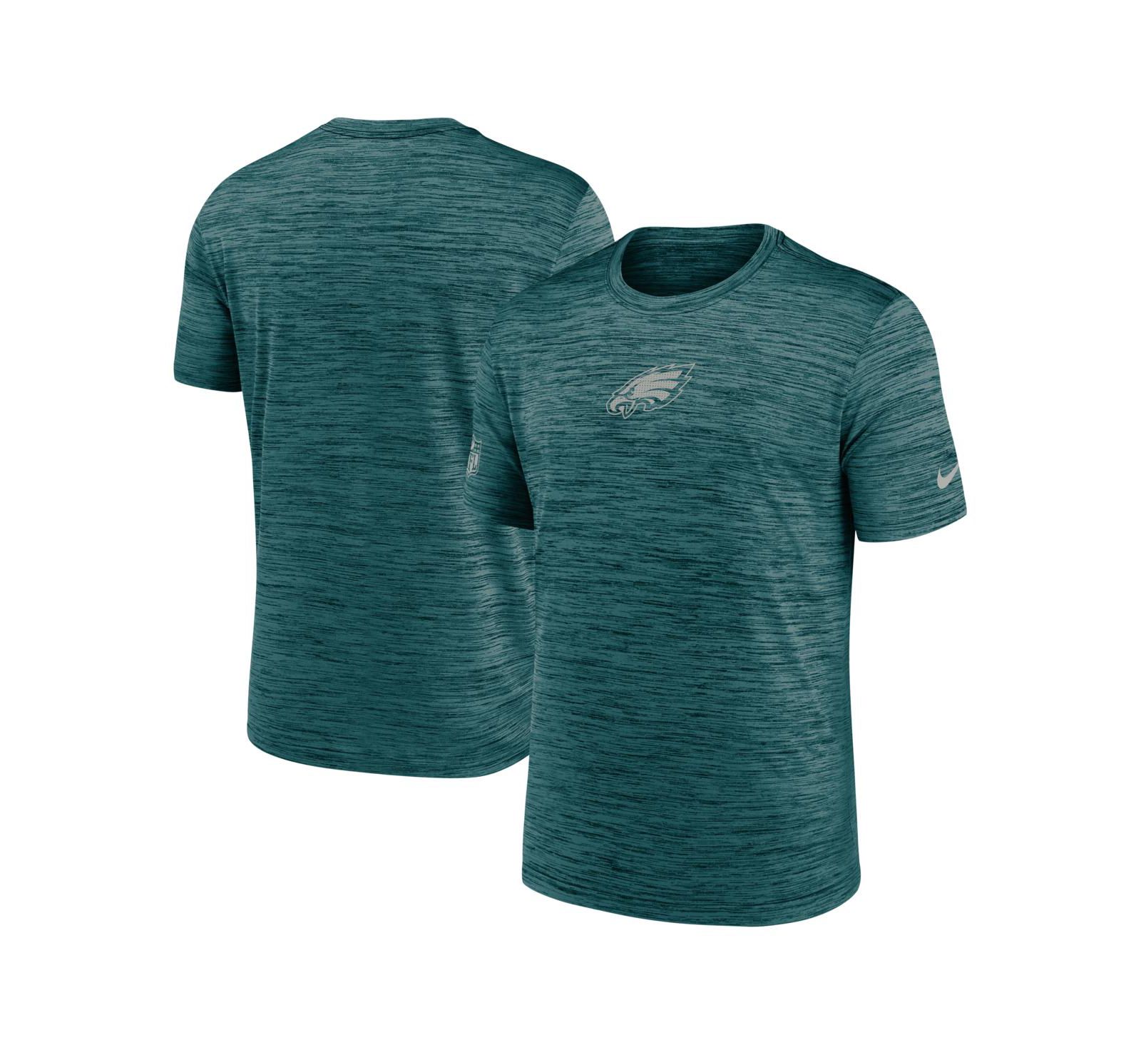 Мужская футболка Nike Midnight Green Philadelphia Eagles Big & Tall Sideline Velocity Performance