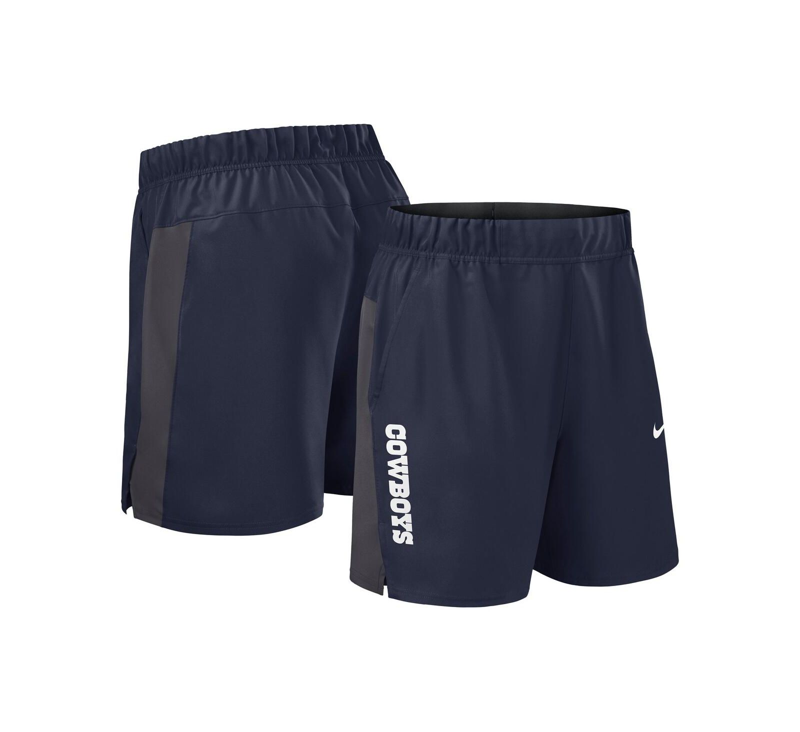 Мужские шорты Nike Victory Performance из ткани woven, темно-синие, Dallas Cowboys