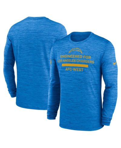 Nike Мужская футболка с длинным рукавом Los Angeles Chargers Powder Blue