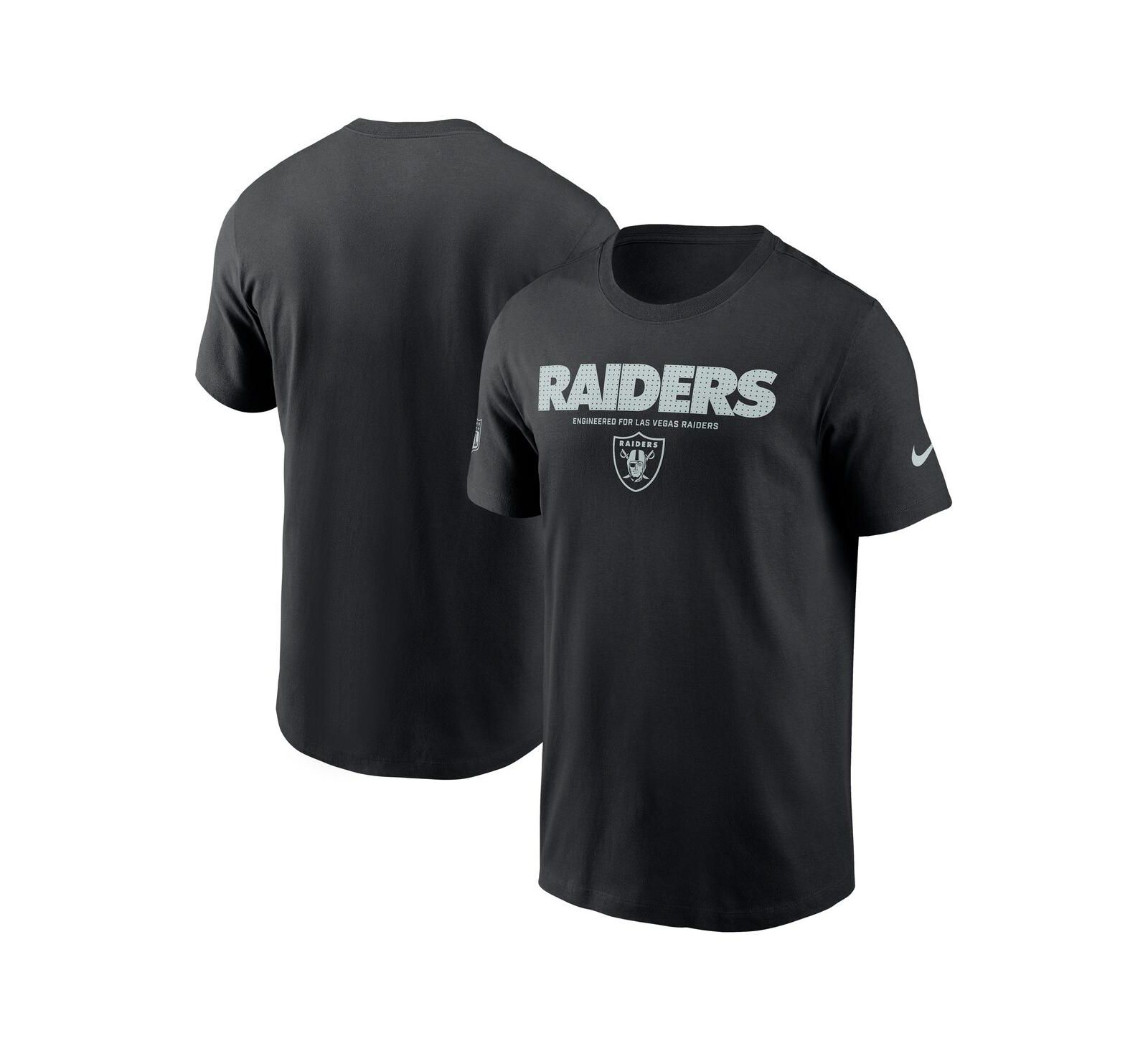 Мужская спортивная футболка Nike Las Vegas Raiders Sideline Performance, черная