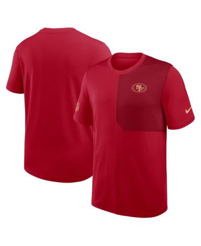 Мужская рубашка Nike Scarlet San Francisco 49ers Sideline UV Performance Coach