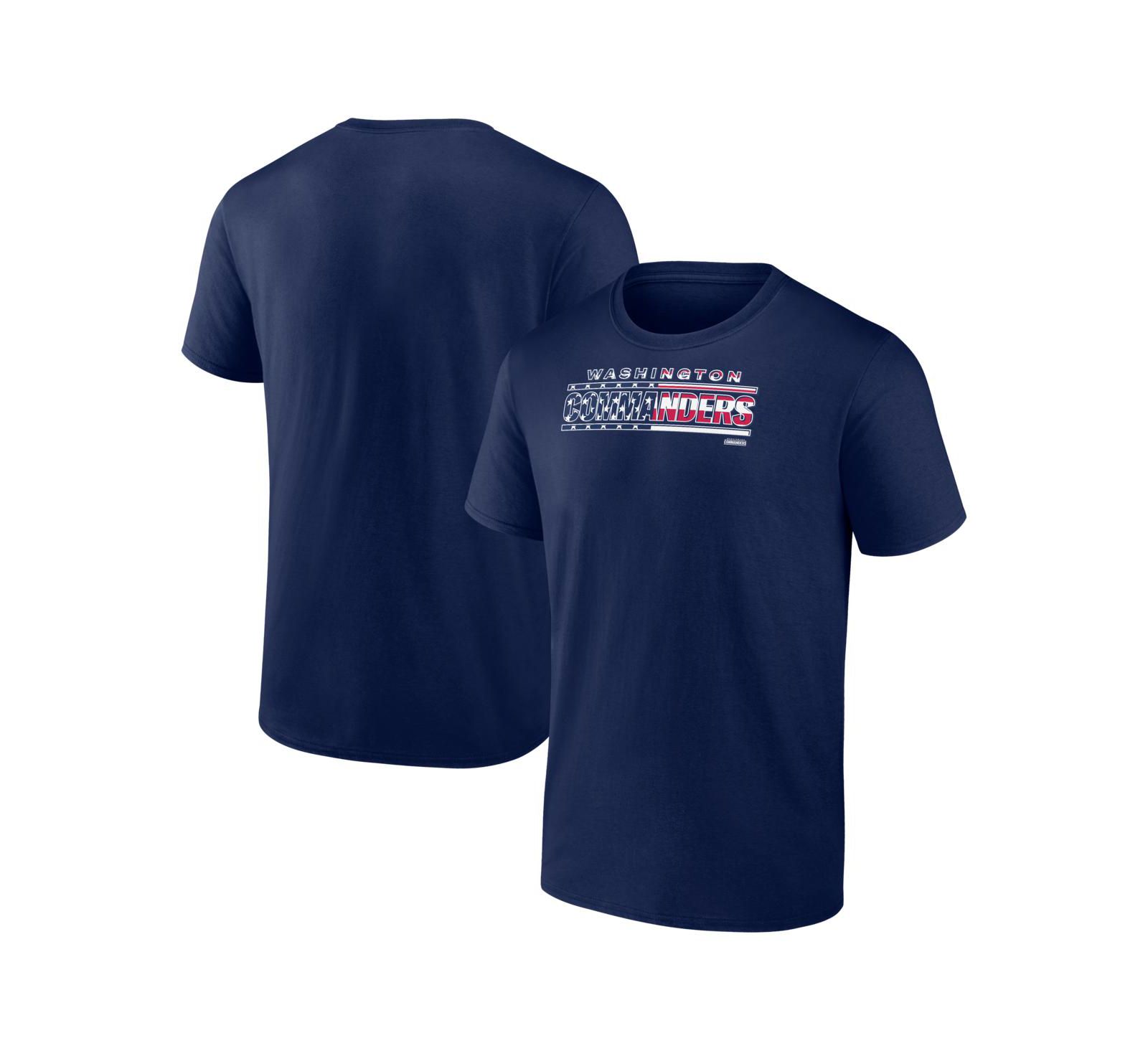 Мужская футболка Logo Athletic Navy Washington Commanders Americana с логотипом