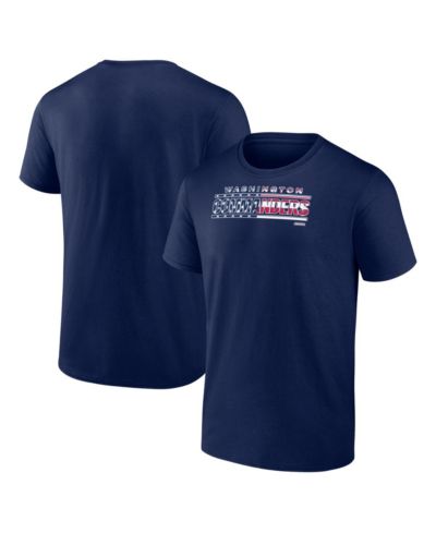 Мужская футболка Logo Athletic Navy Washington Commanders Americana с логотипом