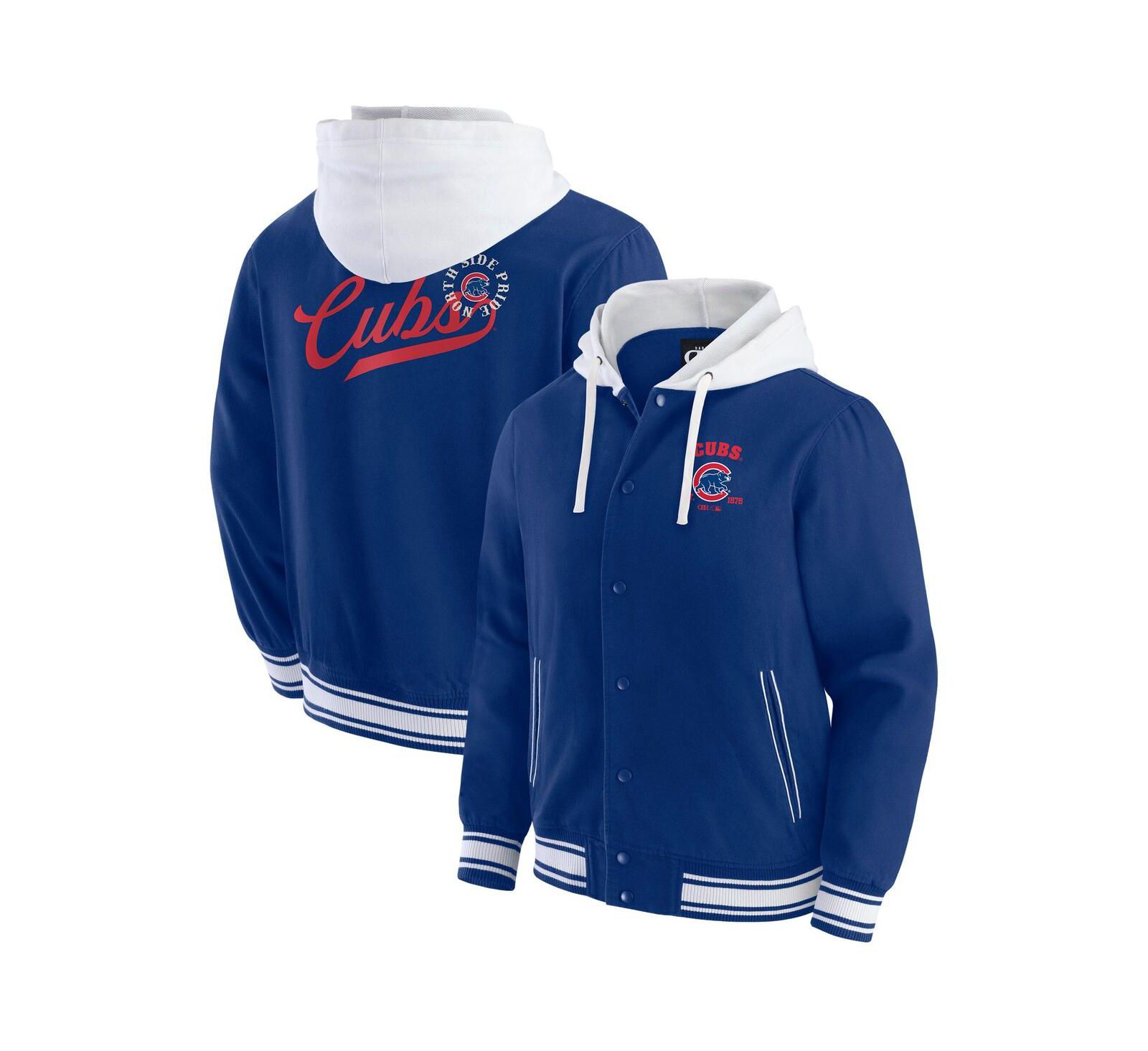 Мужская куртка Darius Rucker Collection by Fanatics Royal Chicago Cubs с капюшоном