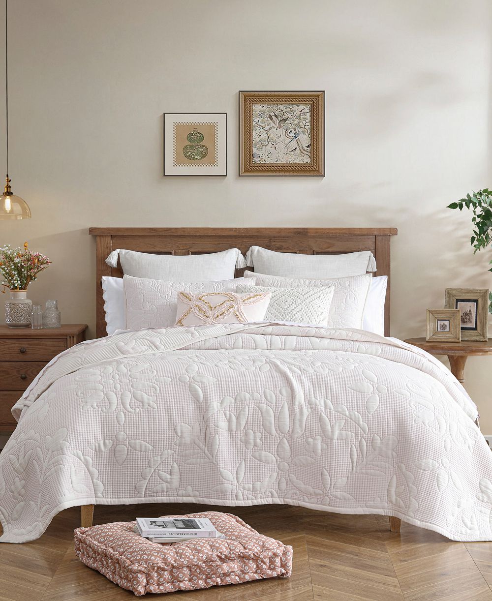 Комплект из 3 покрывал Peri Home Medallion Floral, King