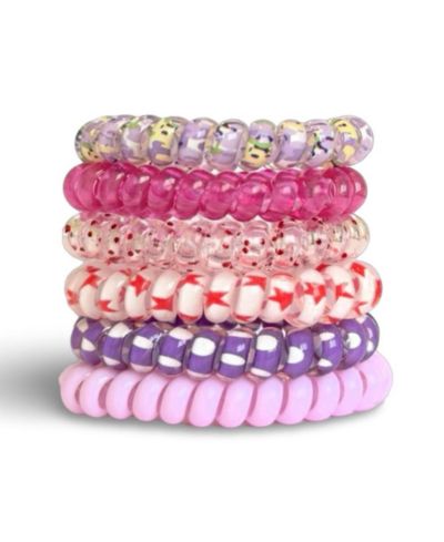Headbands of Hope Hair Tie Set - Purple Prints