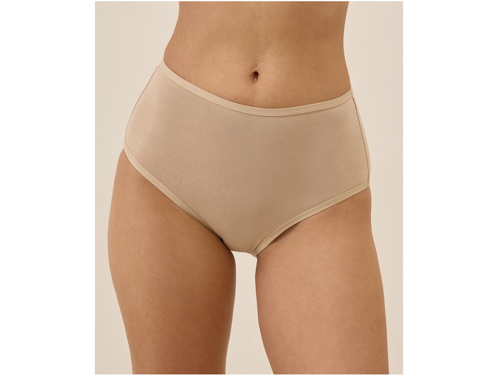 Pact Women's Organic Cotton Everyday High Rise Brief 6-Pack