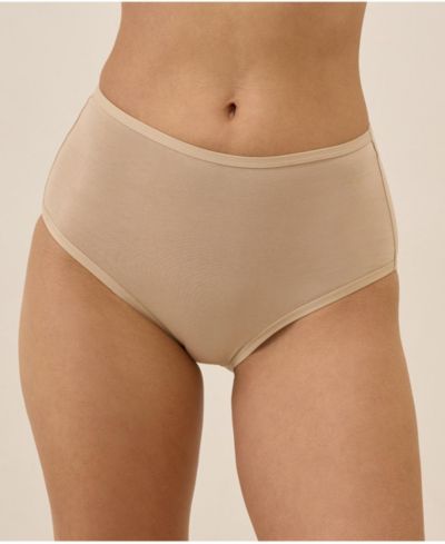 Pact Women's Organic Cotton Everyday High Rise Brief 6-Pack