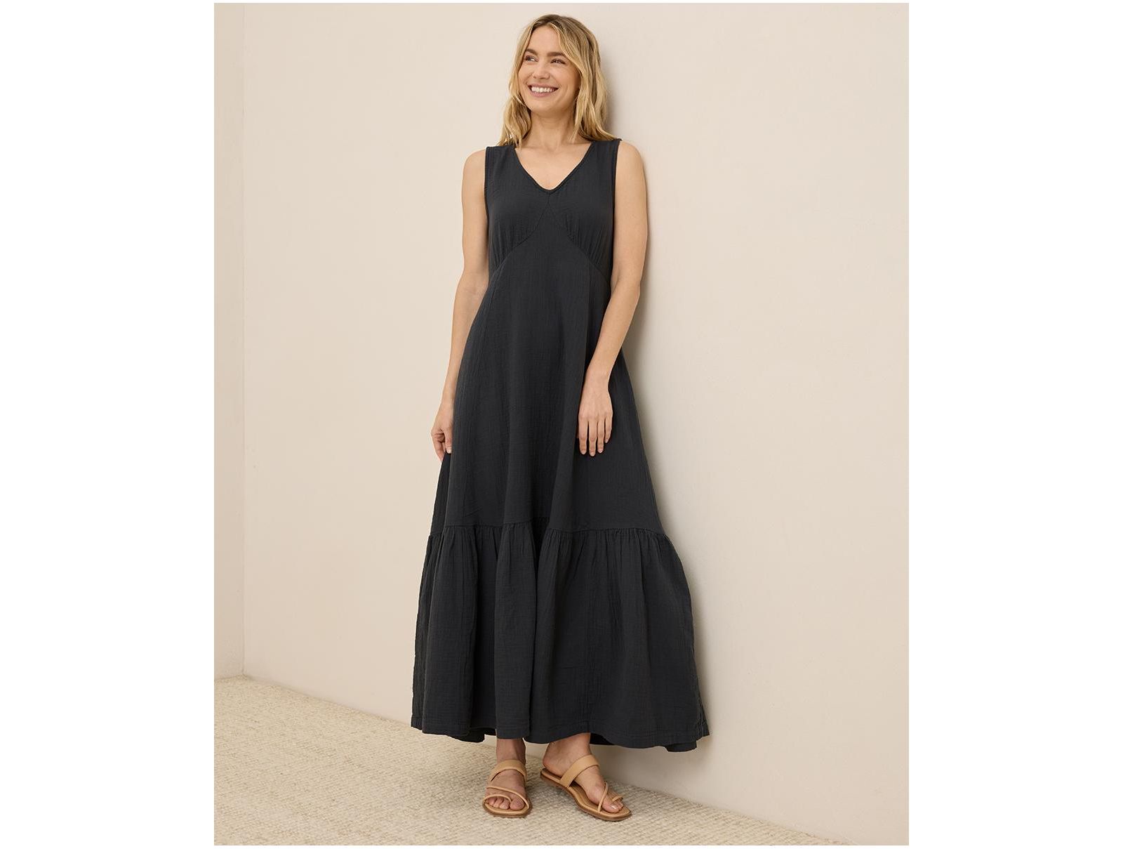 Платье Pact Women's Organic Cotton Coastal Double Gauze Beach To Brunch