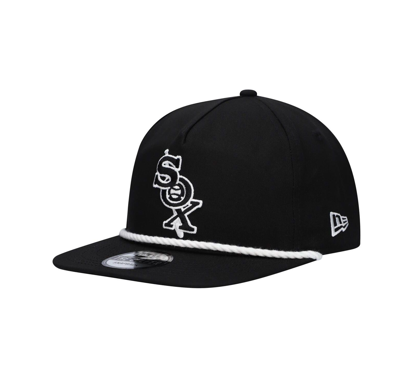 Мужская кепка New Era Black Chicago White Sox Golfer Snapback Hat
