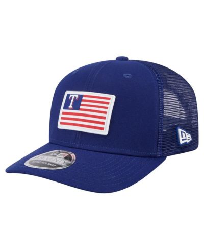 Мужская кепка New Era Royal Texas Rangers Flag 9SEVENTY COOLERA Stretch-Snap