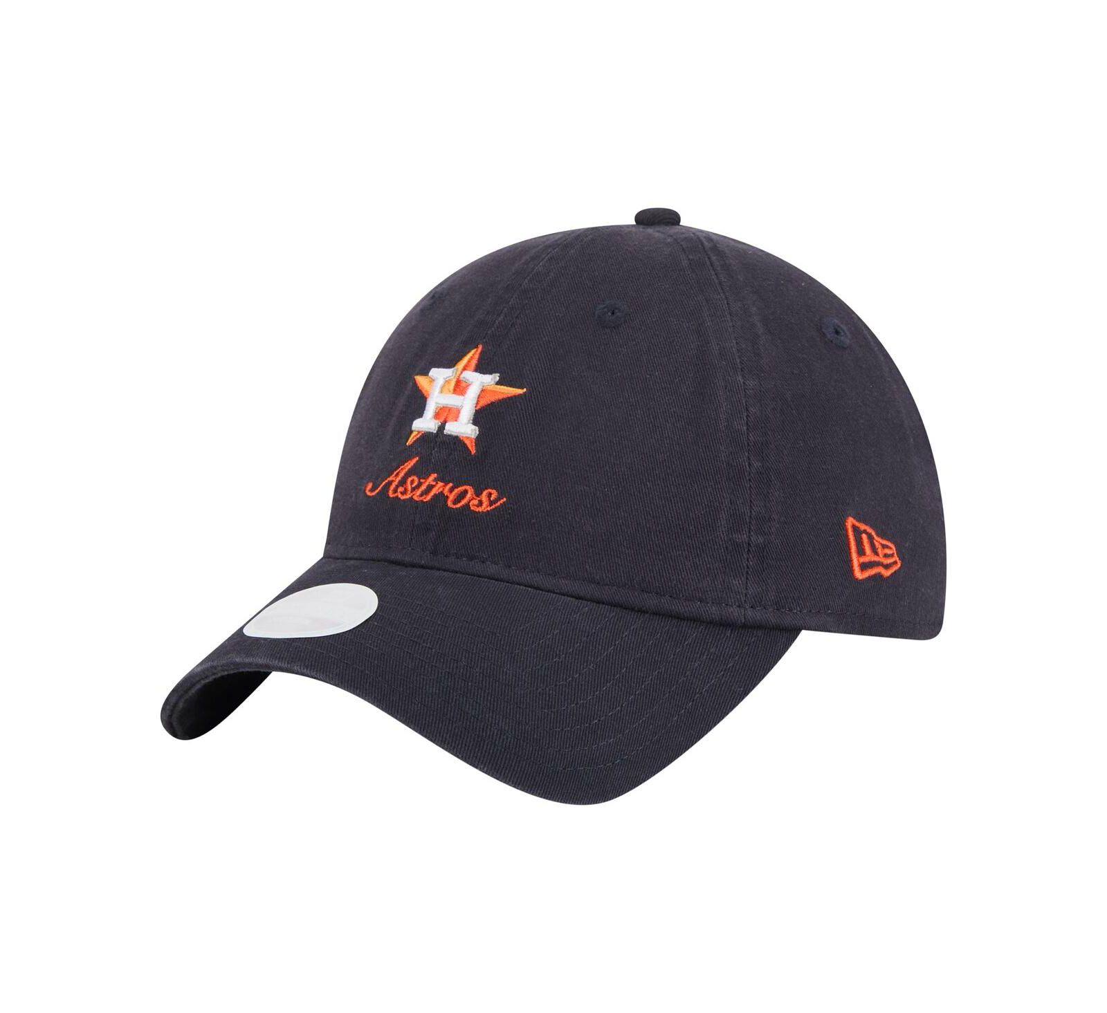 Женская бейсболка New Era Navy Houston Astros Preppy Team 9TWENTY