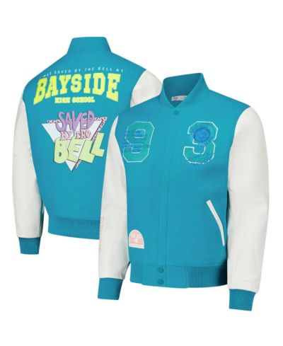 Мужская куртка Freeze Max Aqua Saved by the Bell Tigers Varsity Full-Snap