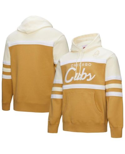 Mitchell & Ness Мужской толстовка-худи Chicago Cubs Head Coach Tan/Cream