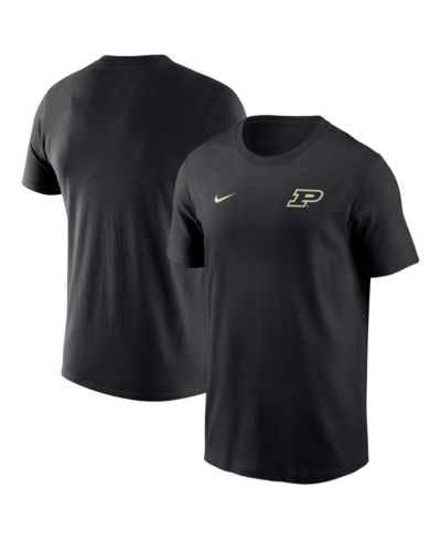 Мужская футболка Nike Purdue Boilermakers 2025 Sideline Legend Performance черного цвета