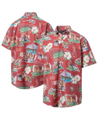Мужская рубашка Reyn Spooner Red San Francisco 49ers Button-Down