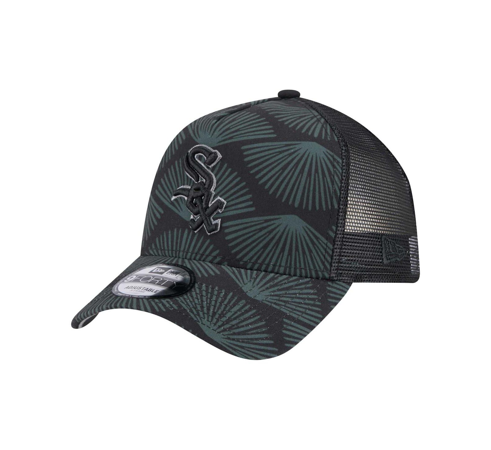 Мужская кепка New Era 9FORTY A-Frame Trucker Chicago White Sox, черная