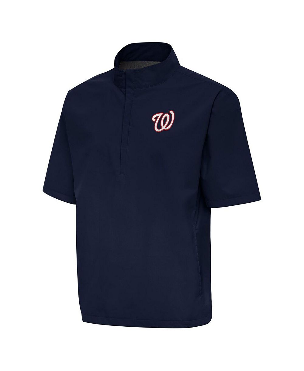 Мужская ветровка Antigua Navy Washington Nationals Brisk Quarter-Zip Windbreaker