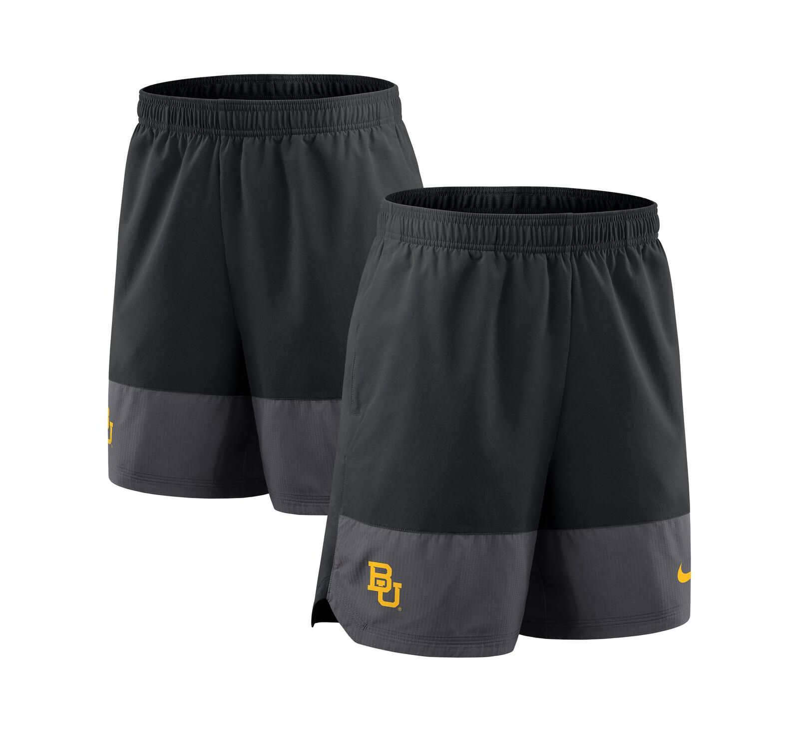 Nike Мужские шорты Black Baylor Bears 2025 Sideline Performance