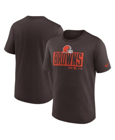 Nike Мужская футболка Cleveland Browns Exceed Performance, коричневая