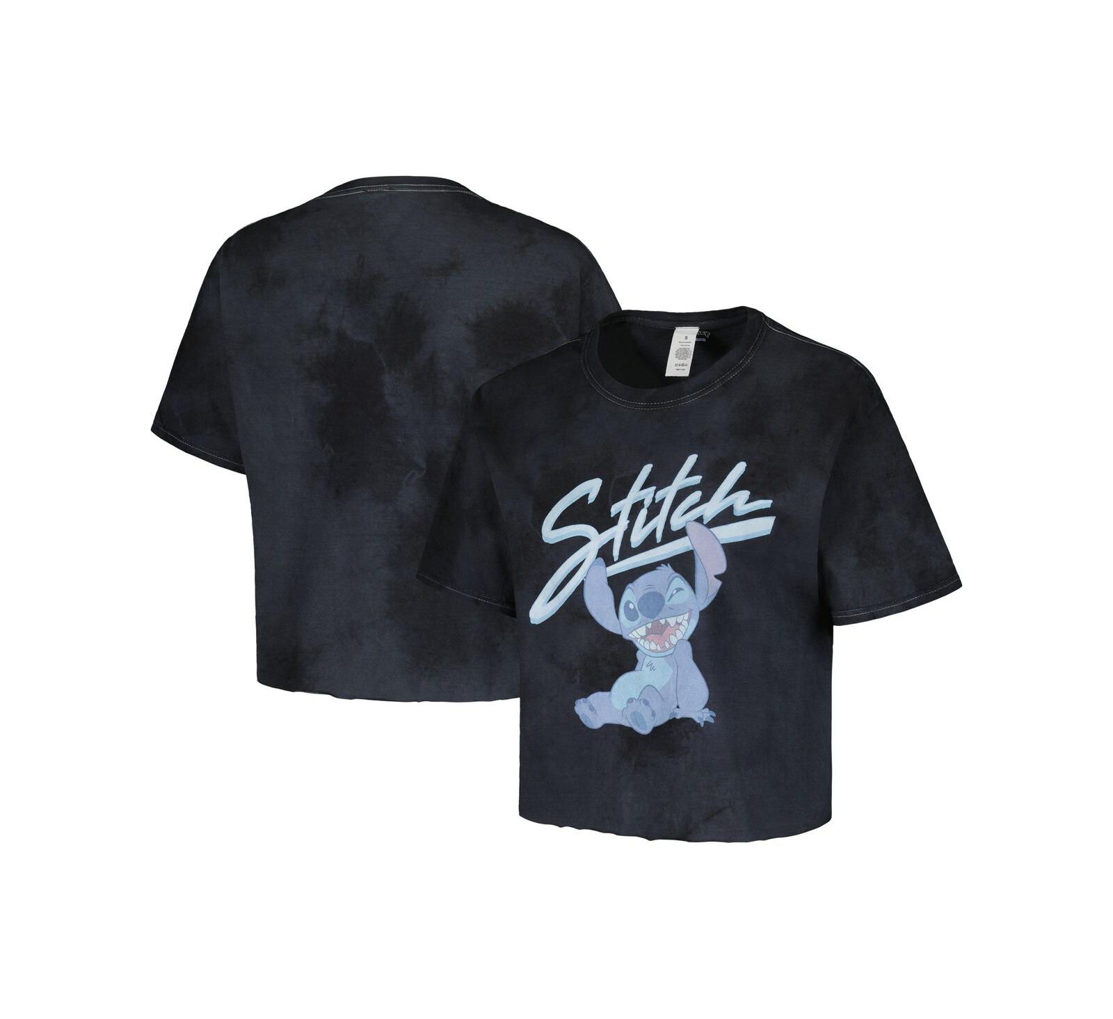 Футболка Mad Engine Black Lilo and Stitch Wink Tie-Dye для мужчин и женщин