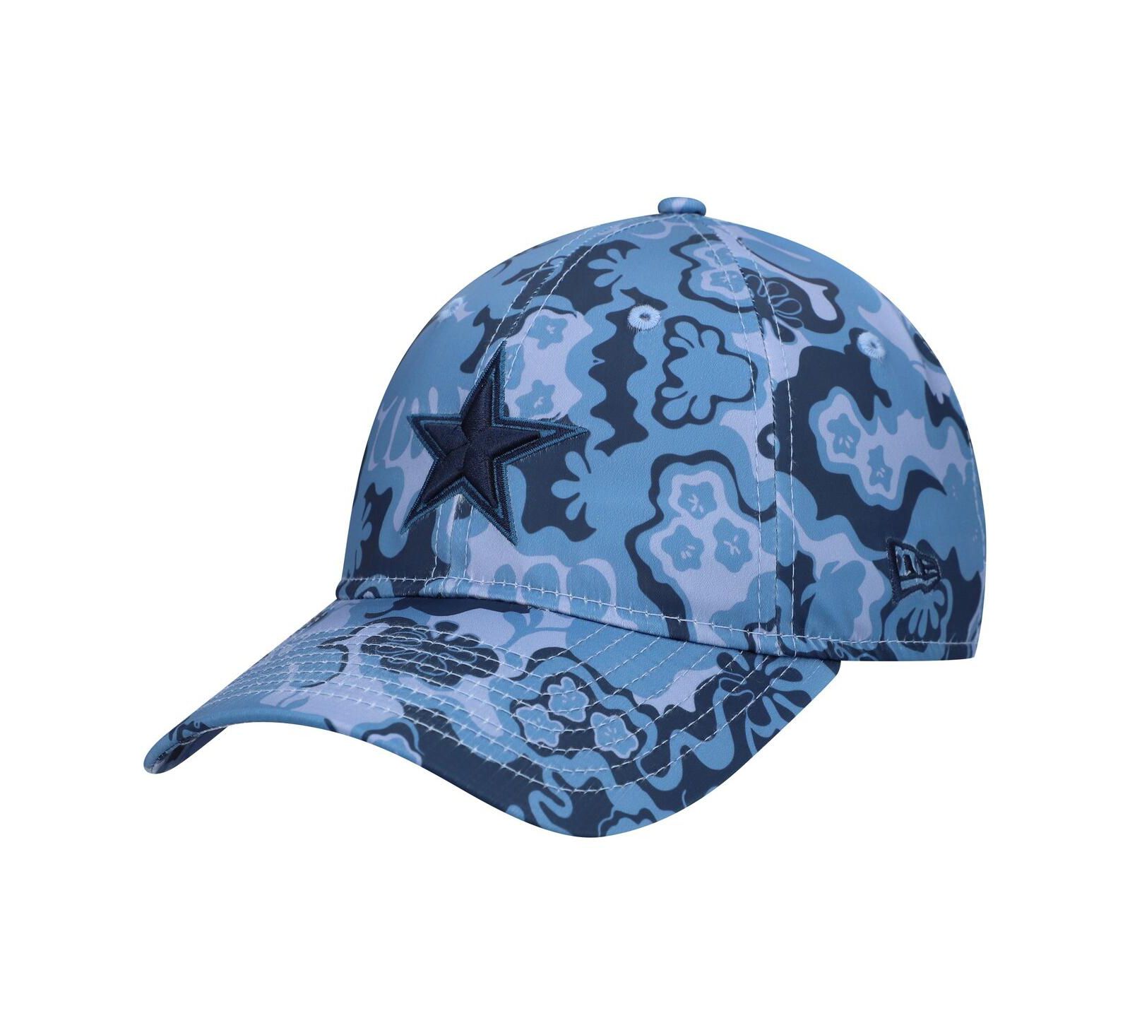 Женская кепка New Era Navy Dallas Cowboys Trippy 9TWENTY Adjustable